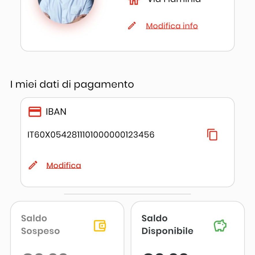 dettalio profilo utente host